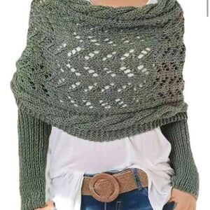 Women's Knitted Shawl/Scarf/Sweater